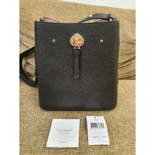 Kate Spade Marti Small Black Bucket Bag (Preloved)