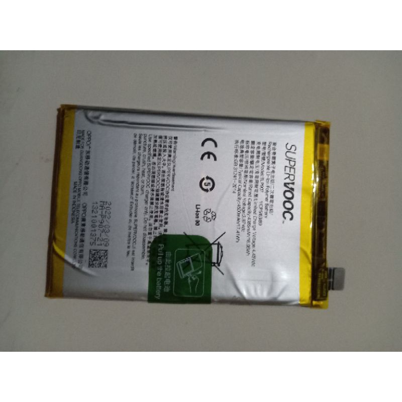 baterai oppo reno 7z 5g original copotan