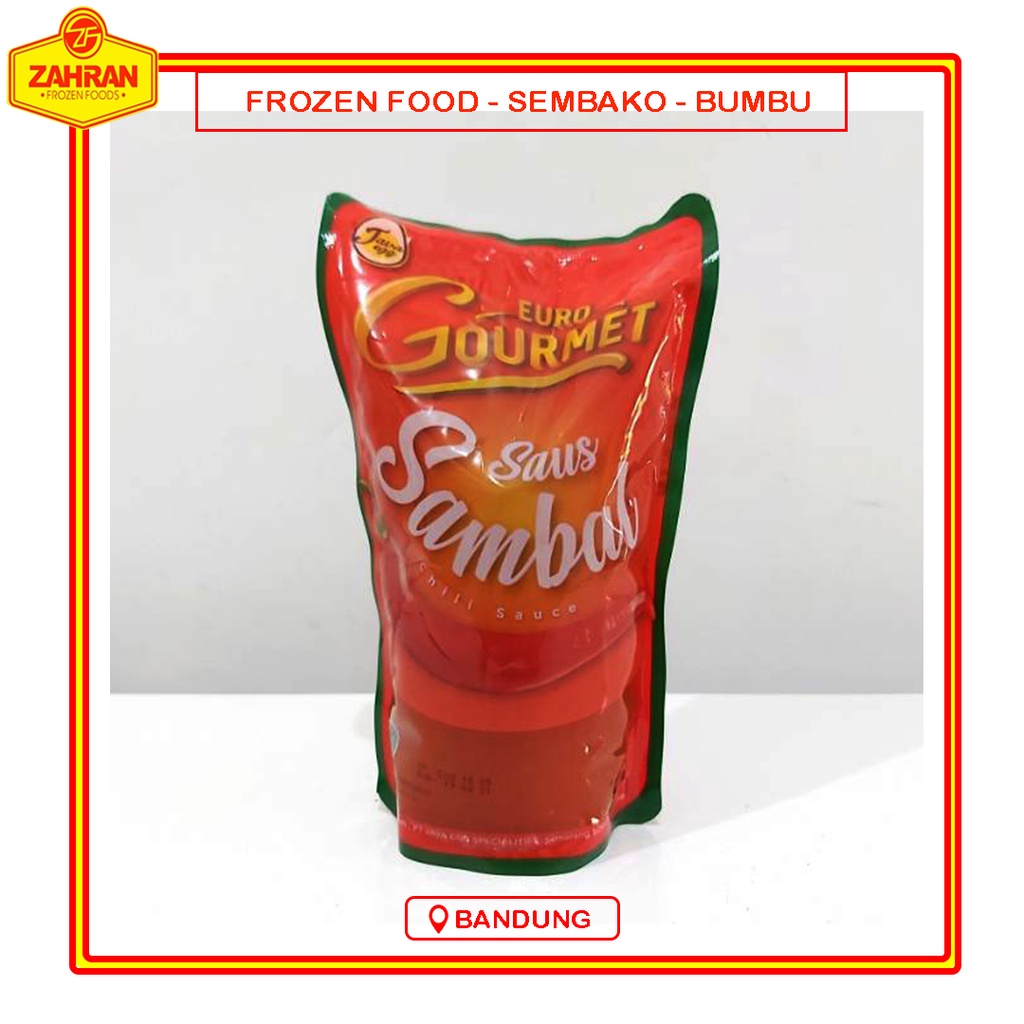 

Saus Sambal Euro Gourmet 1000ml Saos Promo Bandung