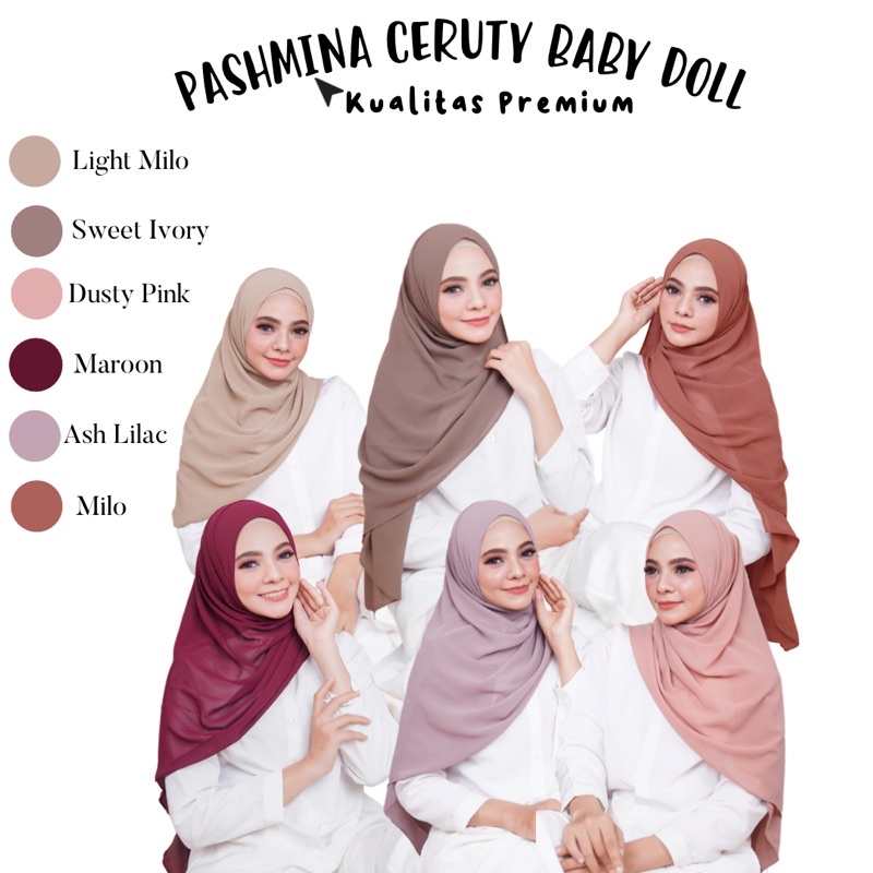 Pashmina Ceruty Baby Doll Part 1