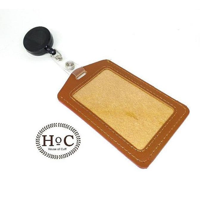 

✨BISA COD✨ Houseofcuff ID Card ID CARD HOLDER BROWN - Cokelat Muda