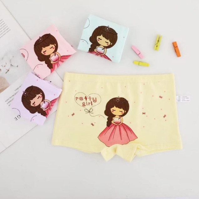 HappyOliver XIAO TING CD celana dalam anak perempuan bahan katun halus 2-12 Tahun PART7