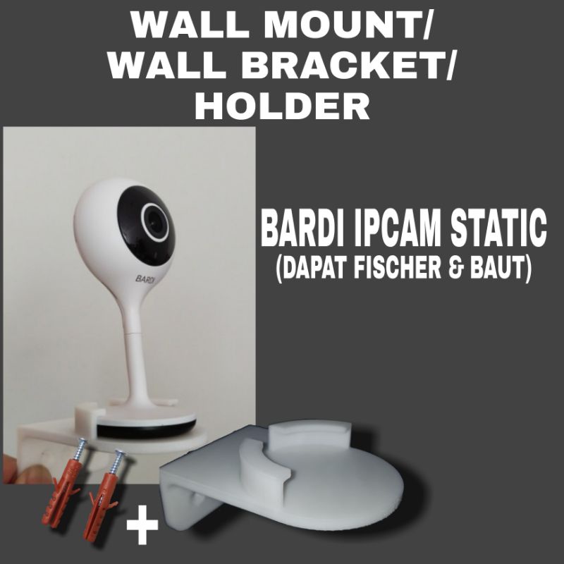 BARDI Smart Indoor IP Camera CCTV Wall Mount Bracket Holder