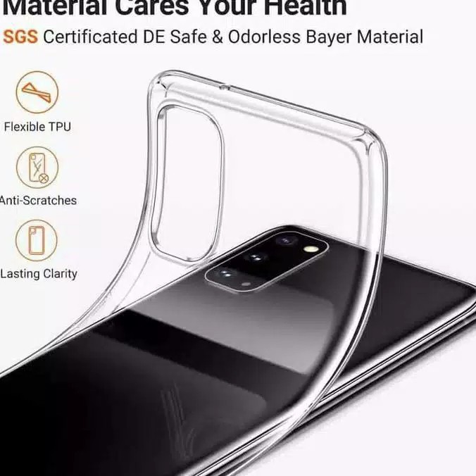 Softcase HD VIVO V17 Case TPU Silicon Bening Casing Transparant