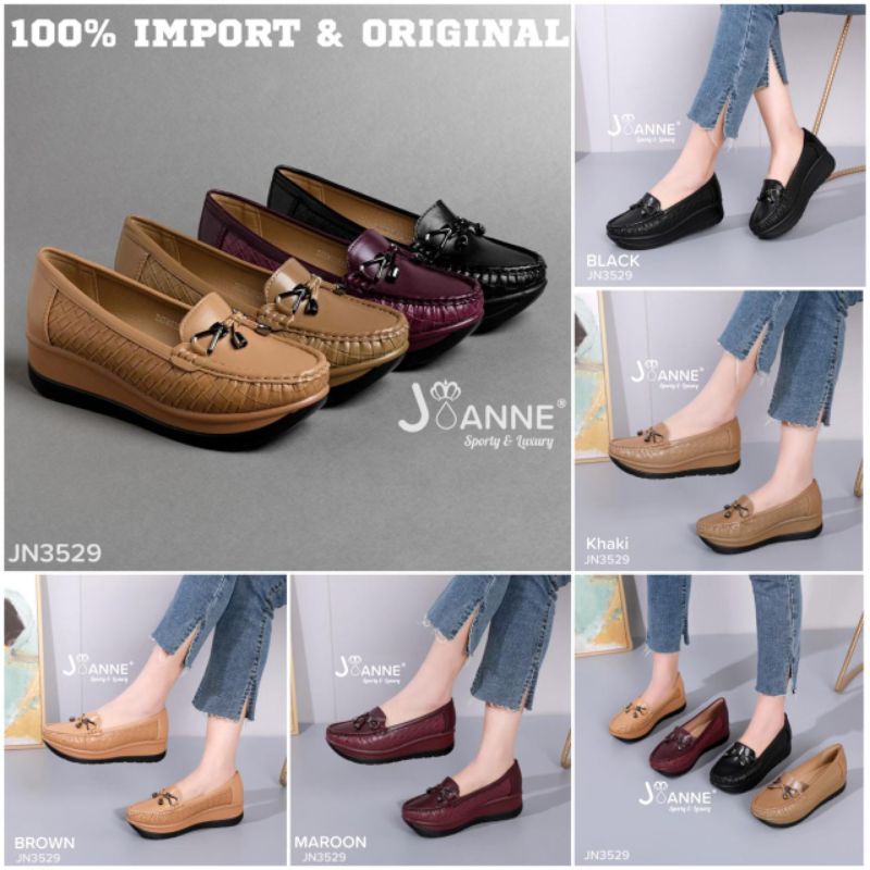 JOANNE Wedges Shoes Pita #JN3529 ORIGINAL