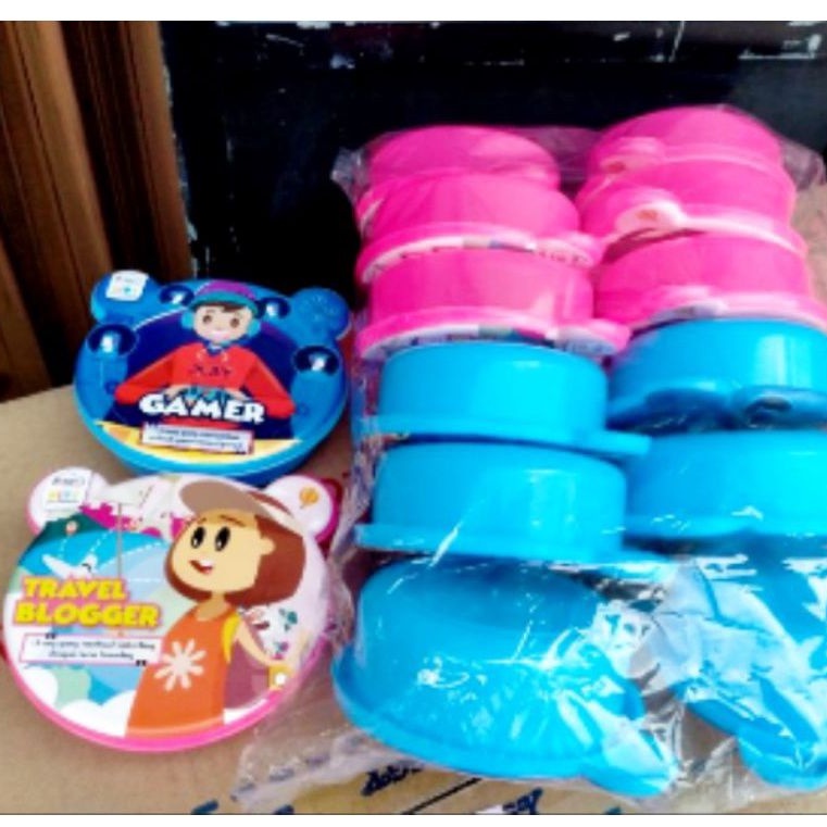 Tempat Makan Anak Profesi Karakter Lunch Box Biggy Mini Souvenir Ulang Yahun