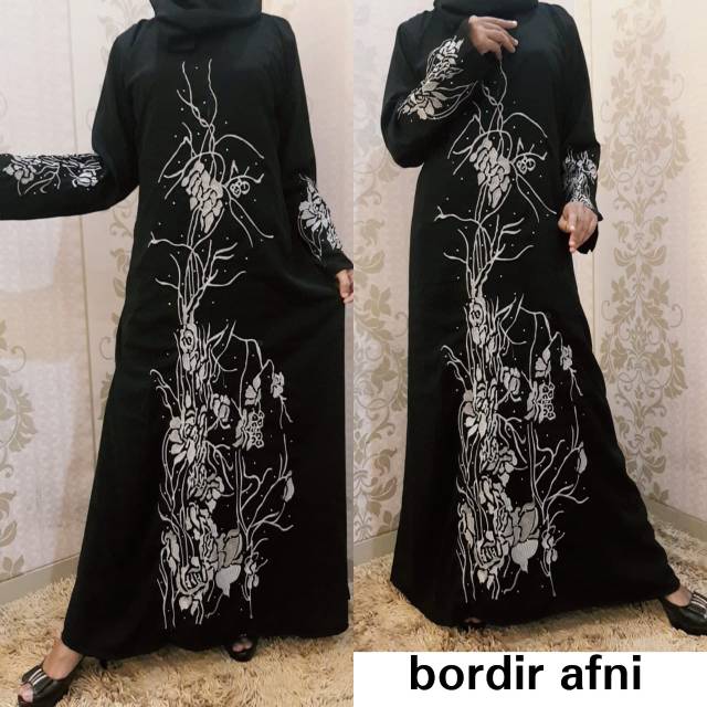 Gamis abaya afni bordir