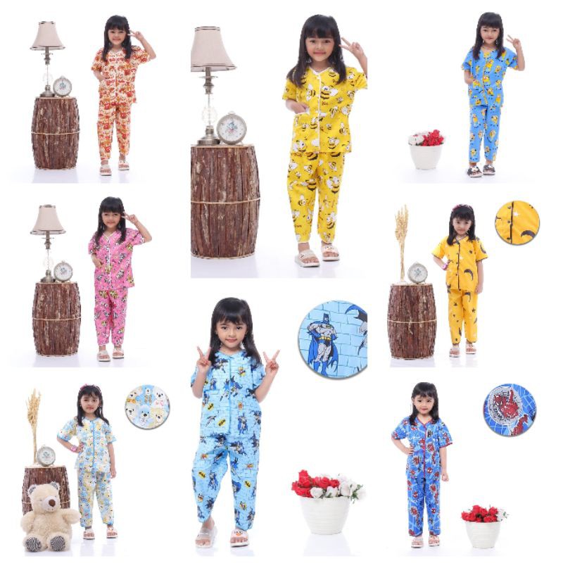 BAJU TIDUR ANAK/PIYAMA ANAK TERLARIS USIA 1_5TH