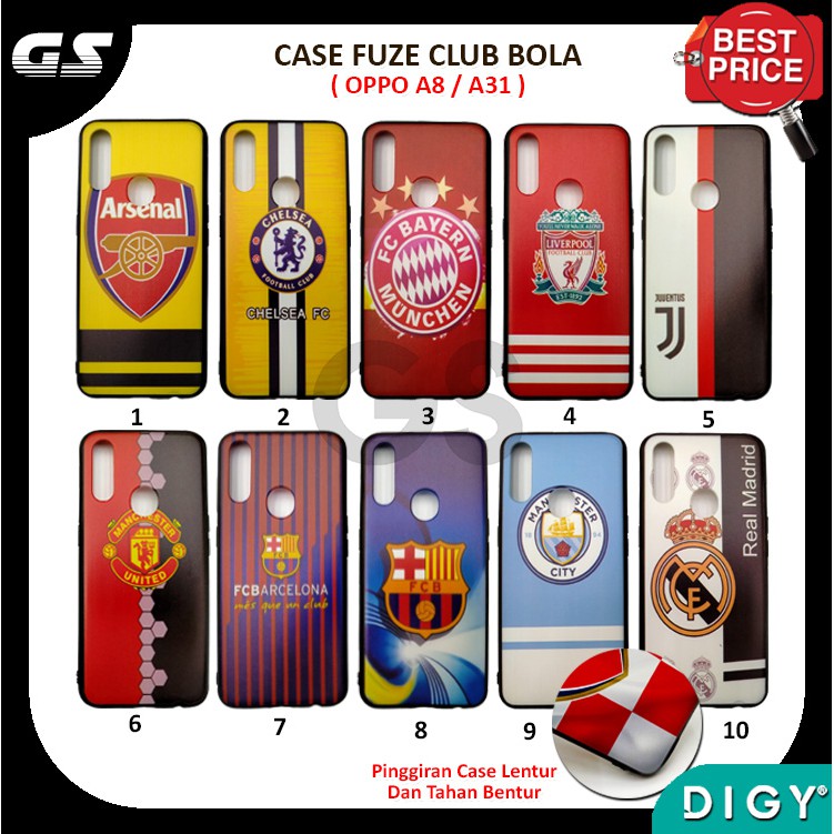 Promo Murah Case Club Bola OPPO  4 PRO A71 A8 A31 C3 5 5i