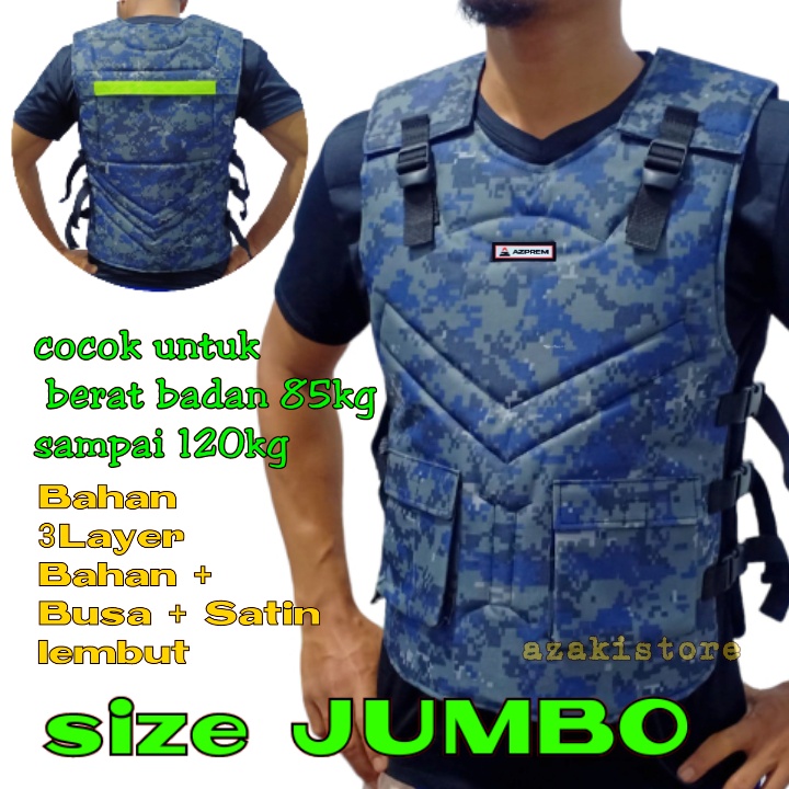 Ukuran Jumbo - Rompi Motor Touring Anti Angin dan Waterproof
