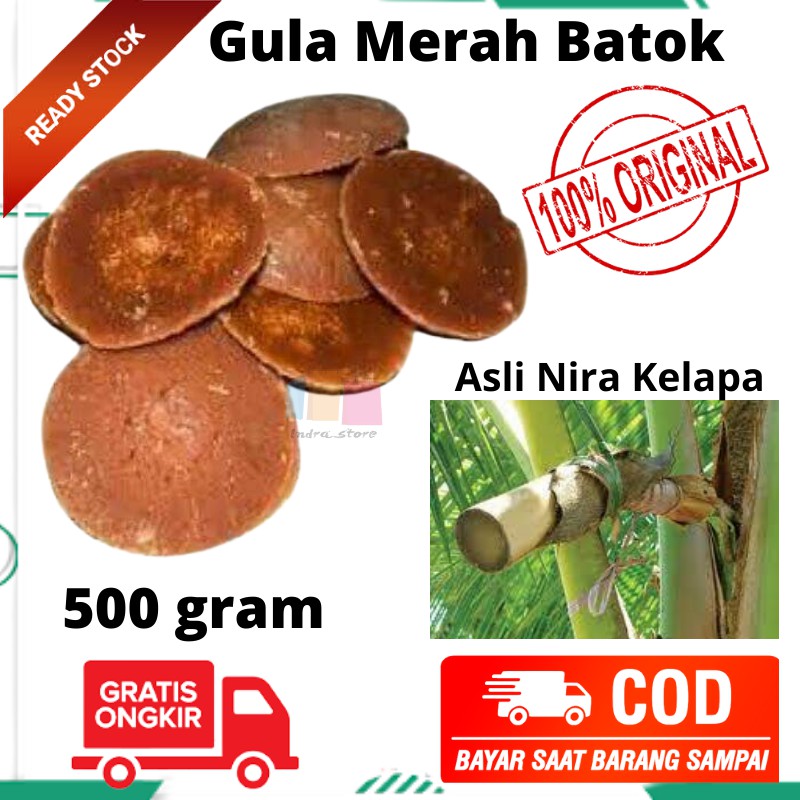 

Gula Merah Kelapa Merah Batok Asli Banyumas 500 gram