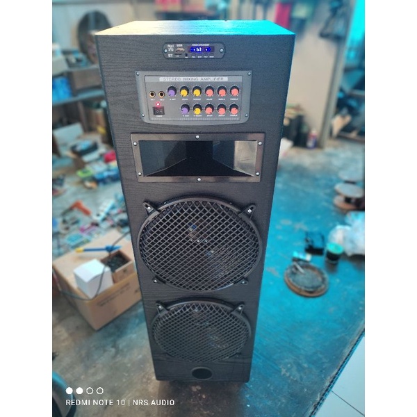 Speaker Aktif 12 inch Double 1 Box Rakitan PREMIUM