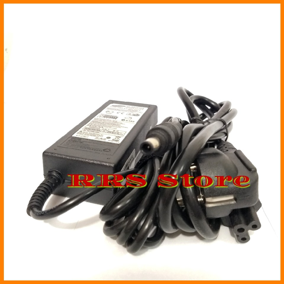 Adaptor Charger Samsung19V 3.16A 5.5X3.0MM NP270 NP275 NP300 NP355  P35 P30 P29 P28G P28 P27 P26 P200 NP-X460 NP-X360 NP-R610 NP-R505 NP-R503 NP-R410L NP-R408L NP-Q308 NP-Q208 NP-P510 NP-P410L NP-P208 NP-ND10 NP-NC10 NC10 M40X460 X360 X15 X10 X06 X053 X11