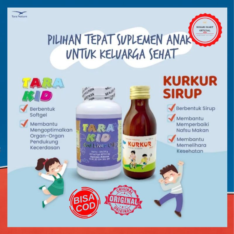 Tarakid + Kurkur | Suplemen Vitamin Anak | Original