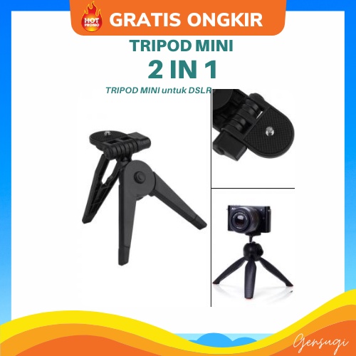 TRIPOD KAMERA DSLR 2 in 1 Tripod Mini Kamera