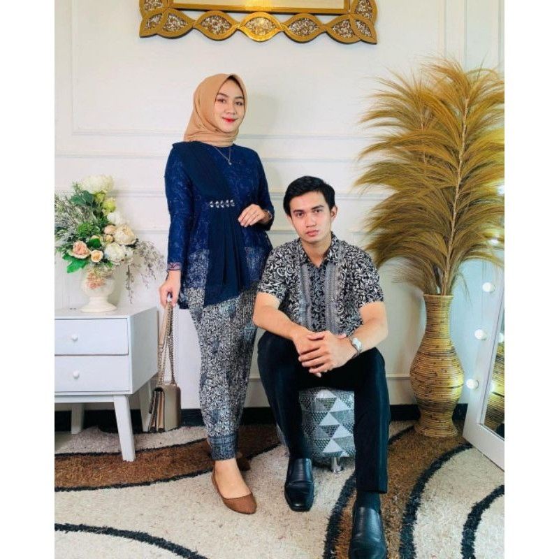 IndahKebaya | KEBAYA COUPLE GOALS / KEBAYA SELENDANG MODERN / KEBAYA LAMARAN AKAD /TERMURAH ORIGINAL