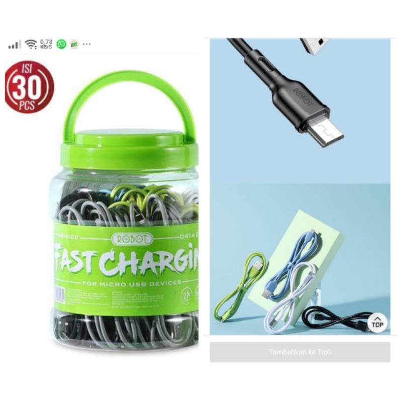 Kabel data micro Robot (toples)