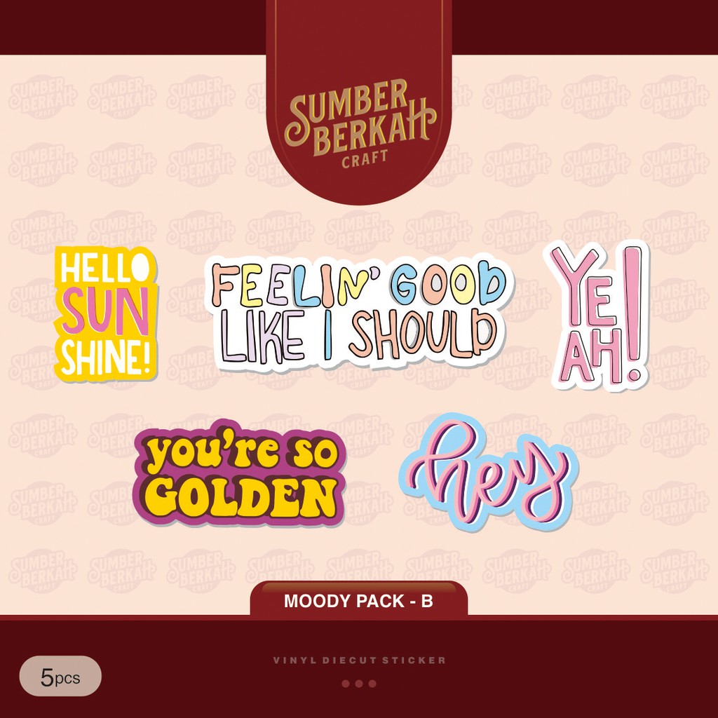 

STICKER MOODYPACK - B