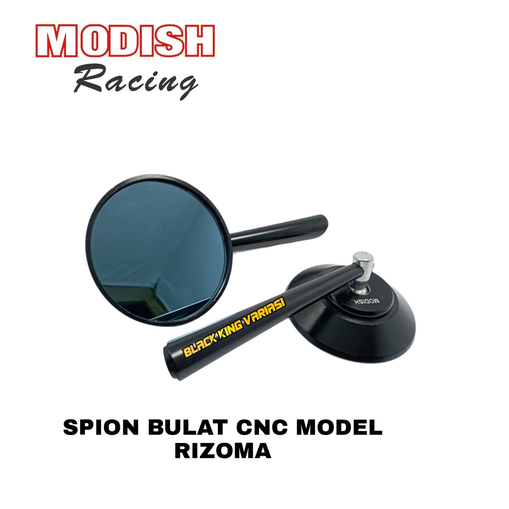 Spion Bulat Jokowi Clasic Full CNC Kaca Spion Jokowi Universal Motor Spion Jokowi Model Rizoma Spion Rizoma Bulat