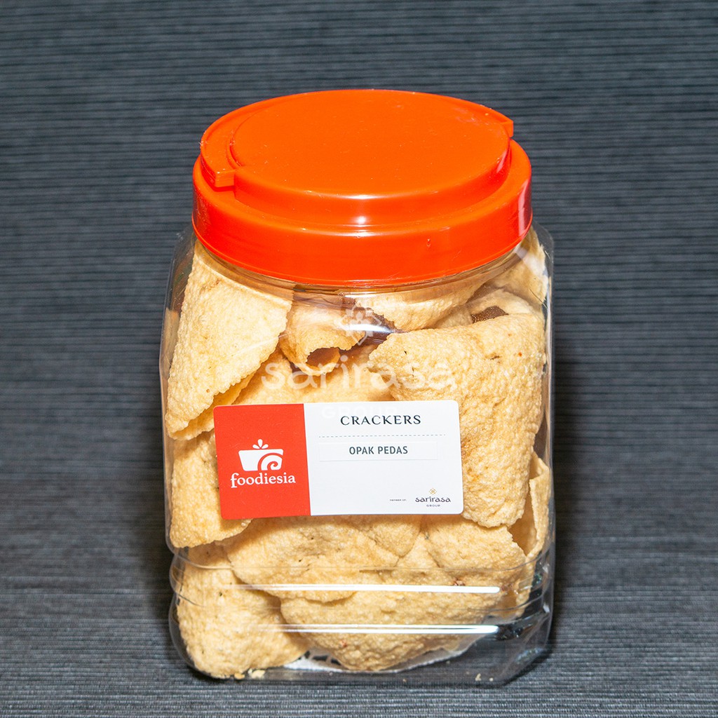 

Sarirasa - Foodiesia Opak Pedas Kemasan Toples