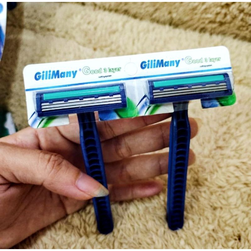 Alat Cukur/Cukuran Jenggot/Cukuran Kumis 3 Mata Pisau