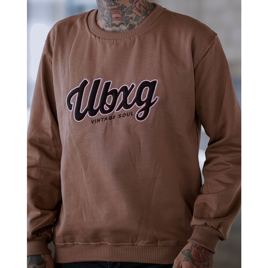 VINTAGE SOUL SWEATER UNBOXING MOCCA //SWEATSHIRT CRAWNECK BORDIR ORIGINAL