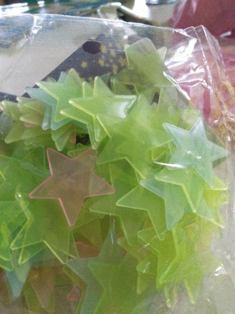 Bintang Star Glow In The Dark Small Fosfor Tempelan Dinding Sticker