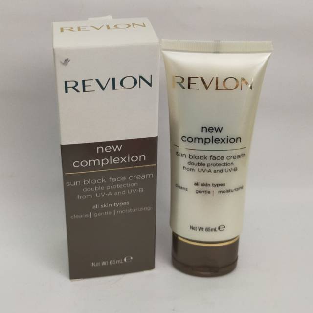 REVLON  NEW COMPLEXION SUN BL0CK FACE CREAM