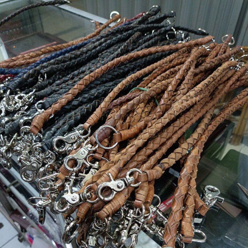 Tali Dompet pria kulit asli