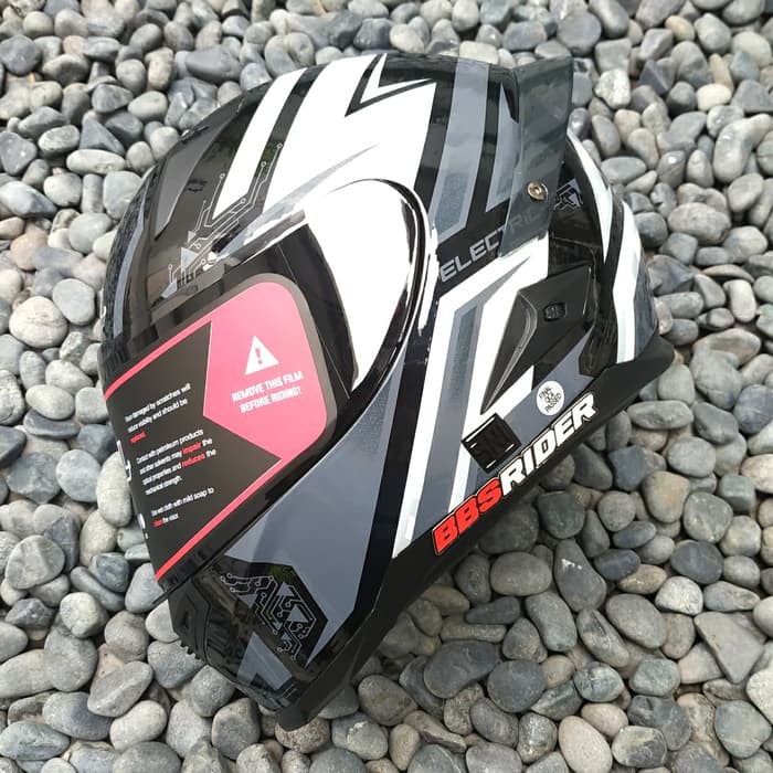 Helm Snail FFS1 Electric Black Grey