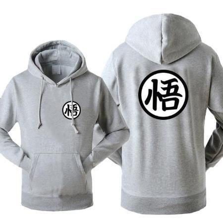 Hoodie DRAGON BALL Z Sweater GOKU Pria Wanita Bahan Fleece Ukuran S M L XL XXL XXXL