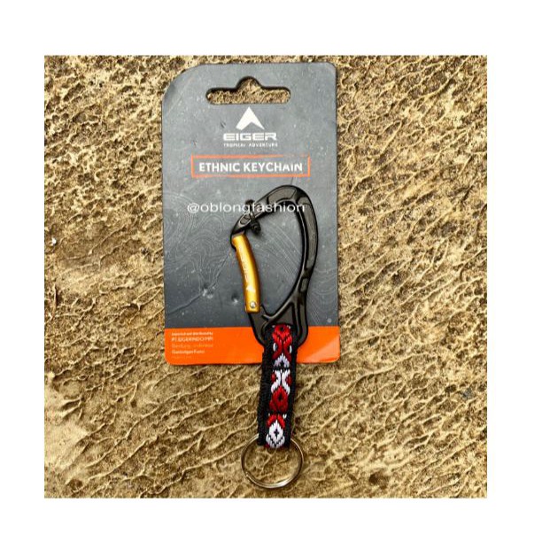 EIGER 1989 GANTUNGAN KUNCI CARABINER ETHNIC KEYCHAIN