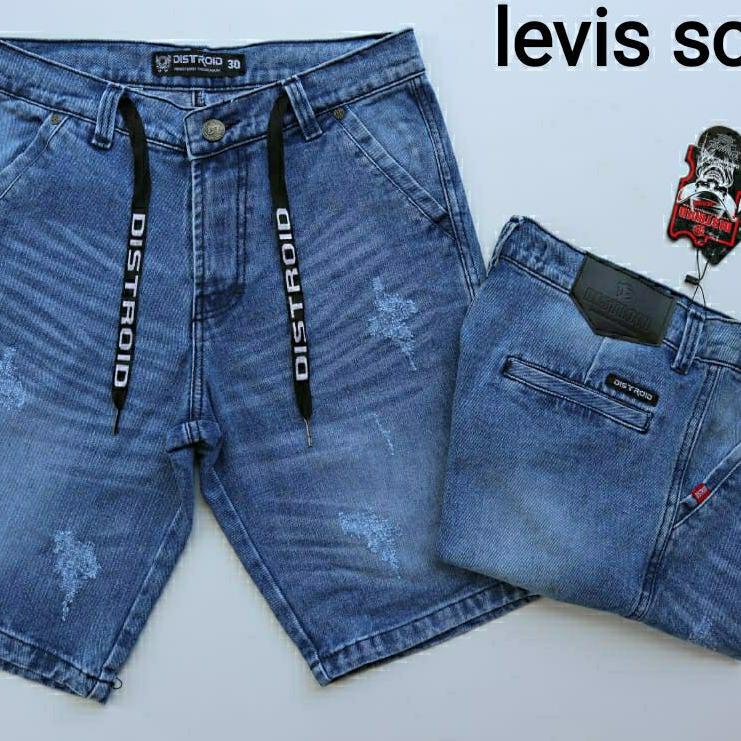 ❄ Celana LEVIS Sobek JUMBO Pendek Pria BIG SIZE Celana Cowok ☑