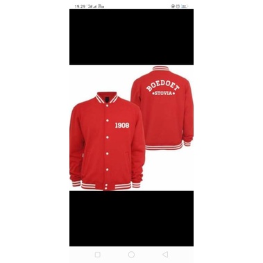 JACKET BASEBALL BOEDOET STOVIA 100% COTTON FLEECE