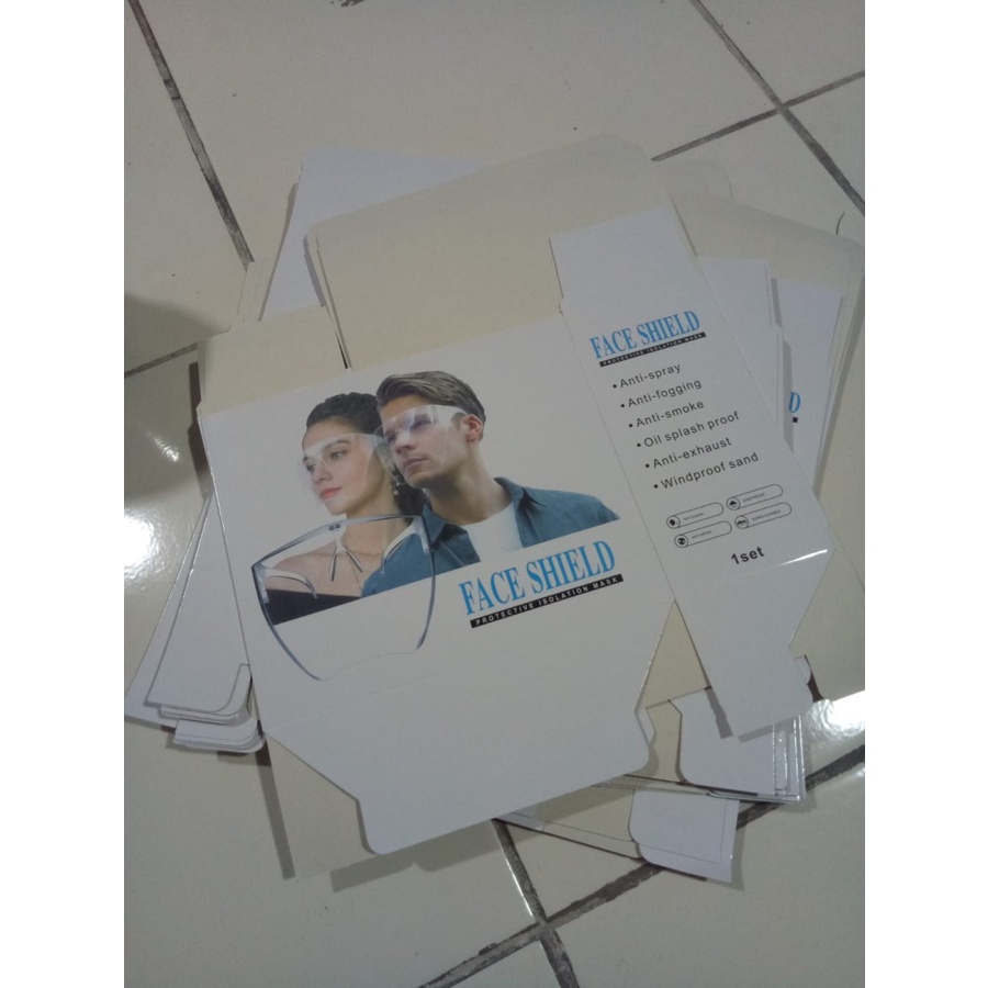 

Box Face Shield / Kardus Face Shield