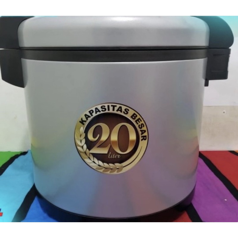 Magic Jar jumbo Maspion 20 liter EX-200C. Penghangat pemanas nasi kapasitas besar