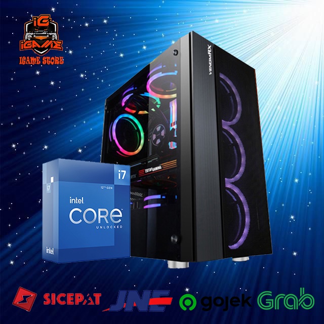 TERBARU PC GAMING i7 12700K/GTX 1650/16GB DDR4/NVME STREAMING PANSERR