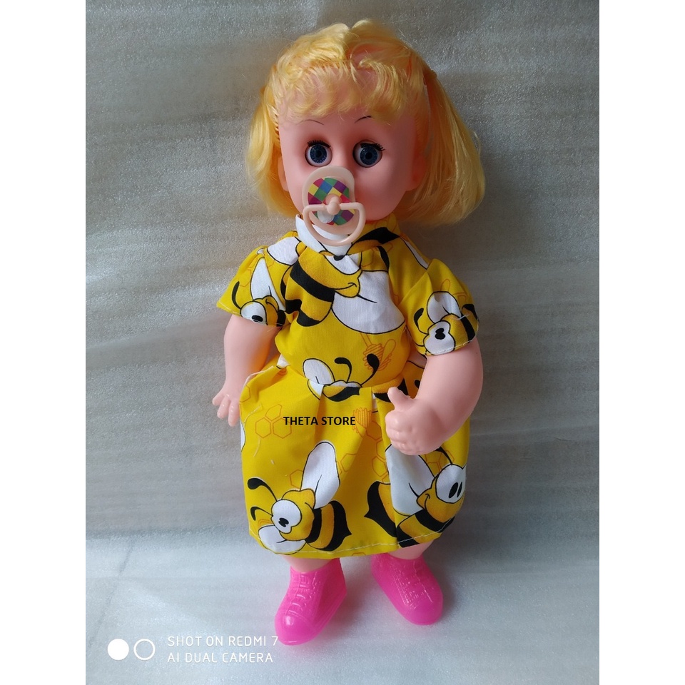MAINAN BONEKA BUNYI MAINAN BONEKA BAYIKU SAYANG MAINAN ANAK PEREMPUAN BONEKA BABY DOT  MAINAN BAYI