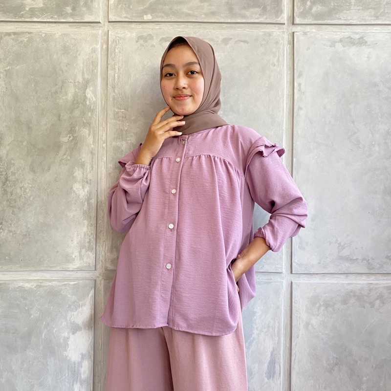 NAWELA BLOUSE - BLOUSE CRINKLE AIRFLOW // MODEL NAWELA