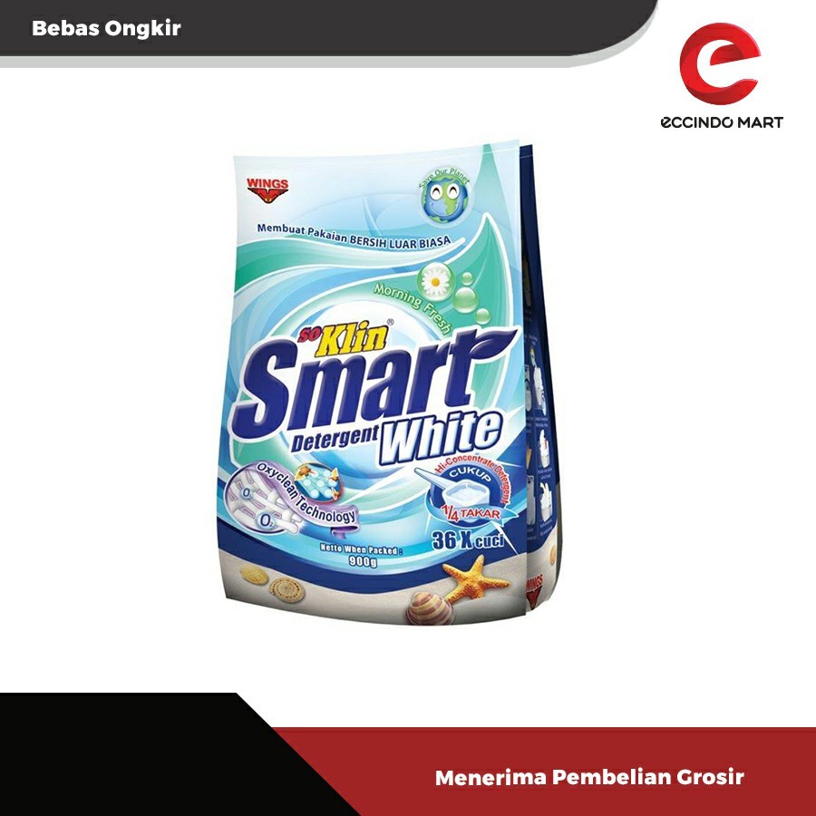 So Klin Smart 1 kg White / Soklin / Deterjen Bubuk Murah