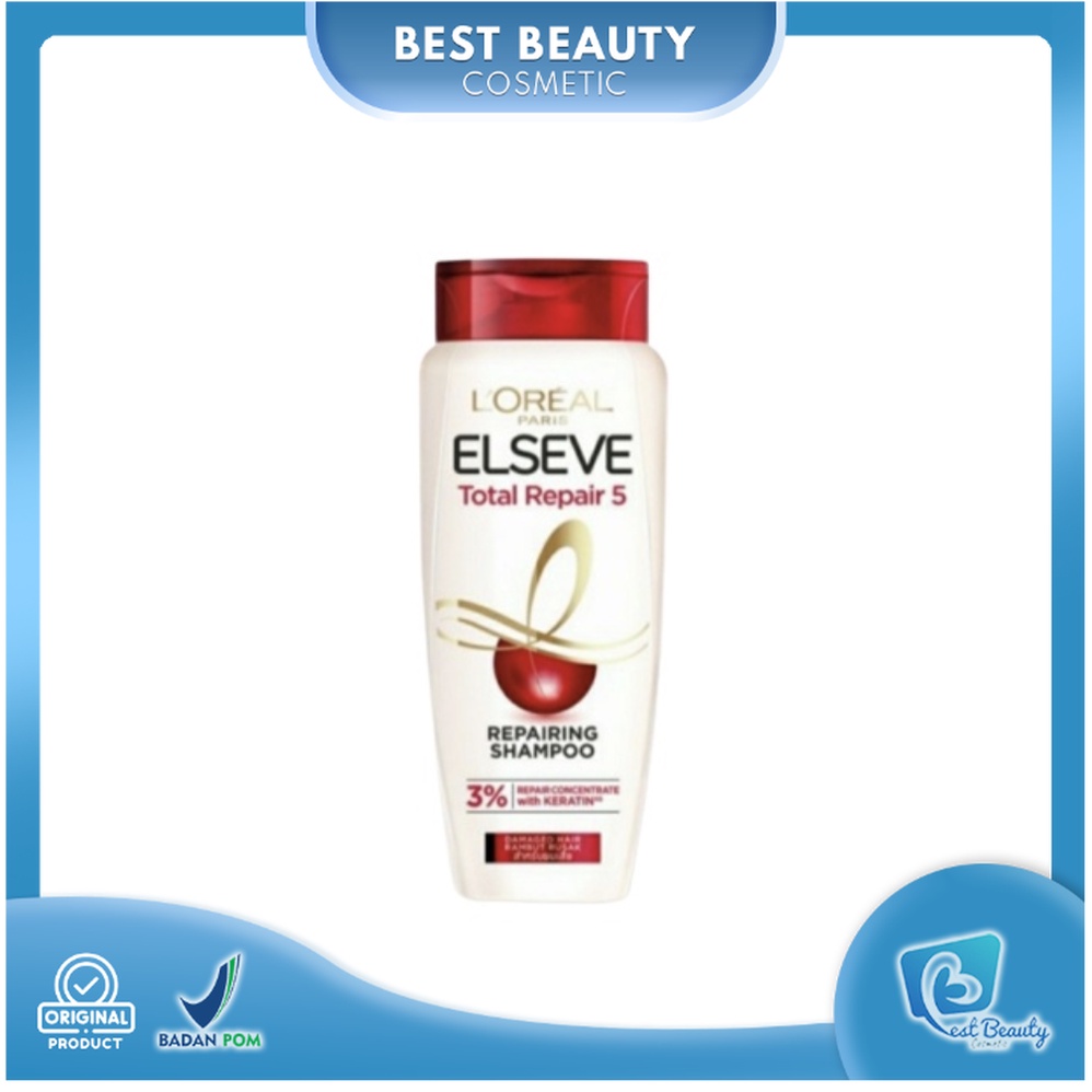 ★ BB ★ L'Oreal Paris Elseve Total Repair 5 Repairing Shampoo - Loreal Shampoo | Loreal Hair Care Perawatan Rambut Rusak