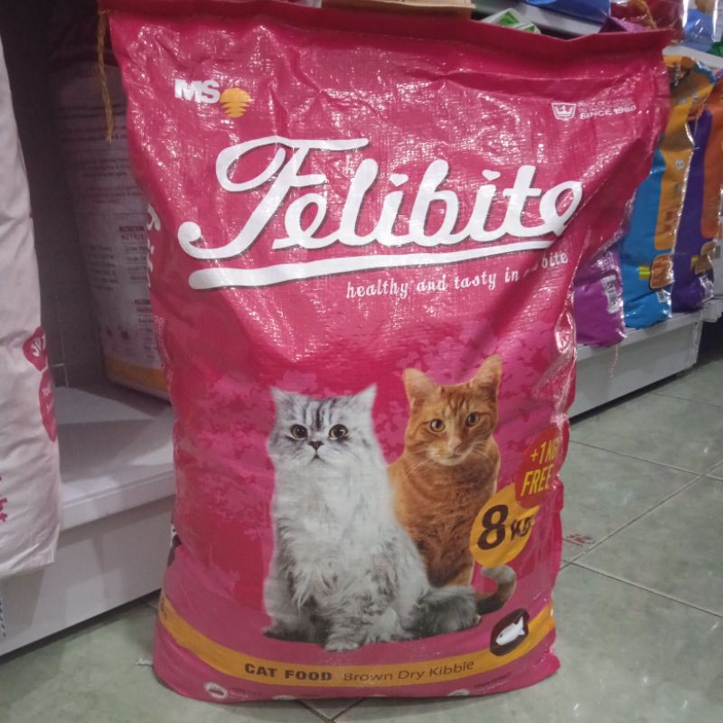 FELIBITE CAT FOOD 8KG MAKANAN KUCING MURAH - KIBLE IKAN