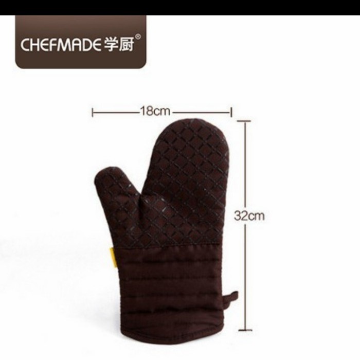 chefmade cotton oven mitt glove wk9136 / sarung tangan katun tahan panas