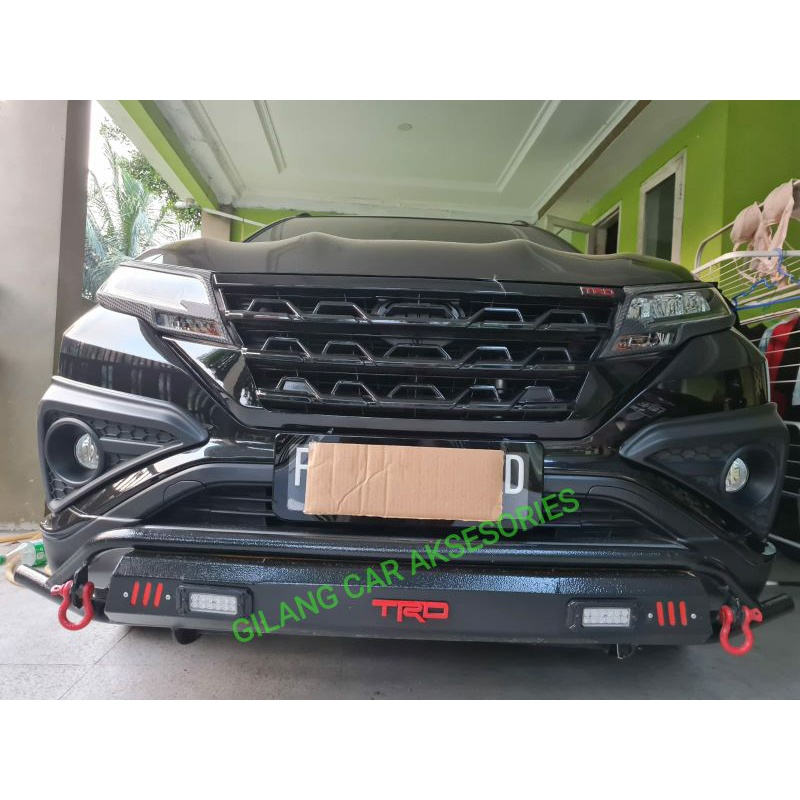 Paket Tanduk Depan Belakang TRD SPORTIVO Cobra All New Rush Terios 2018-2023 Towing Bumper Besi