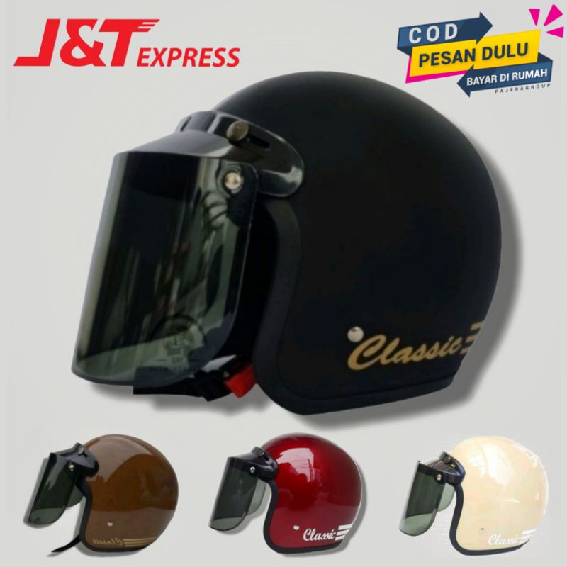 HELM BOGO CLASSIC RETRO DEWASA SNI