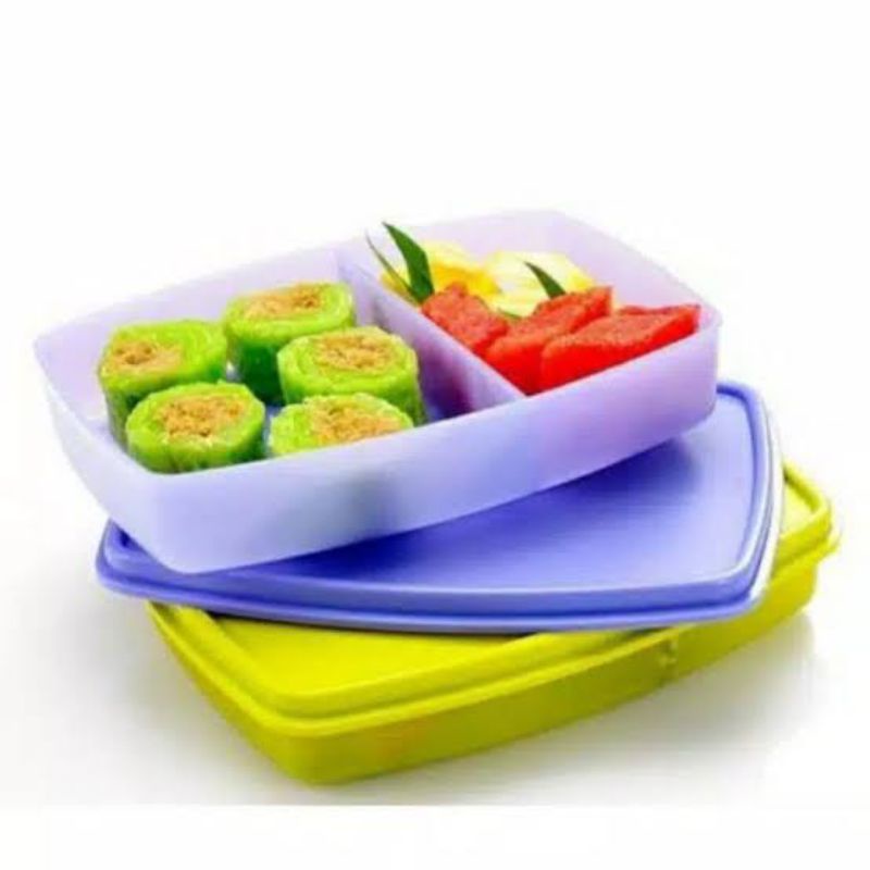 Tupperware Small Bento Box Tempat Makan Anak Bersekat Tupperware
