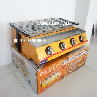 ALAT PANGGANG GAS 4 TUNGKU PANGGANGAN PORTABLE ORIGINAL | Shopee Indonesia