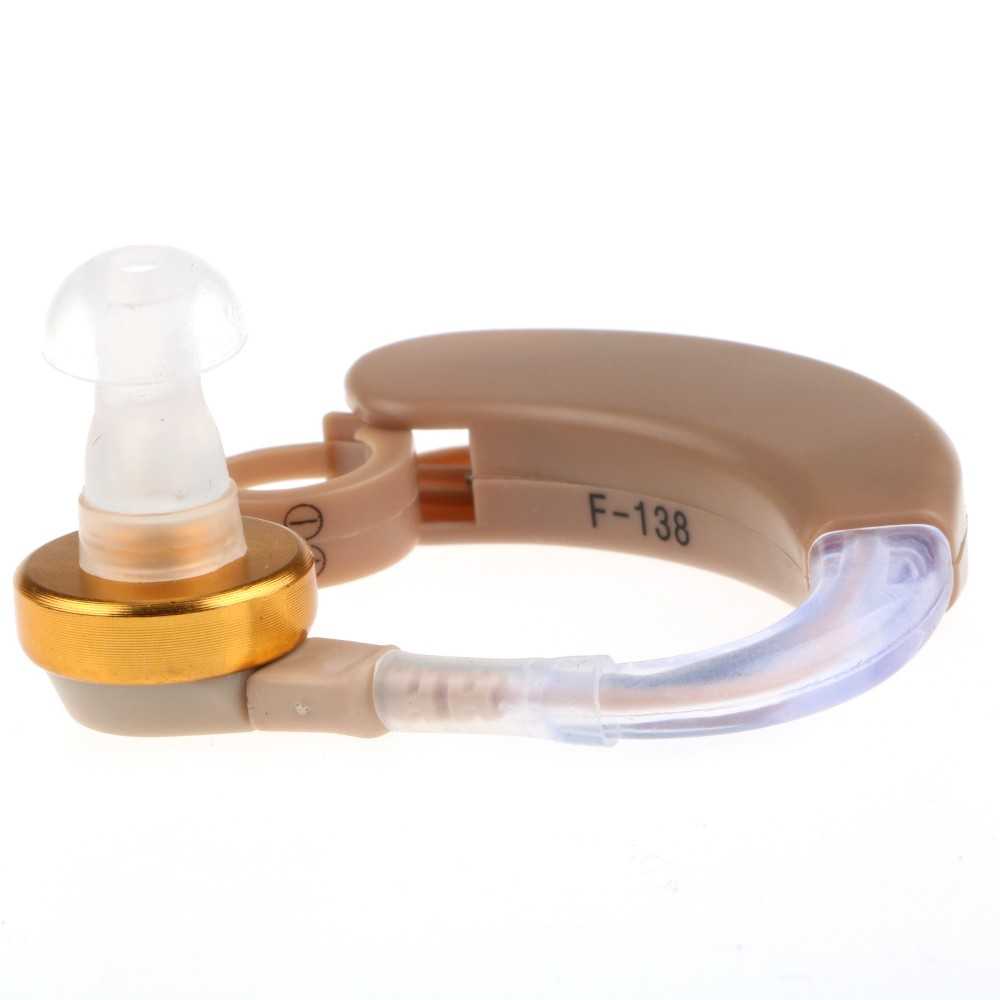 (100% BARANG ORI) TaffOmicron Earphone Alat Bantu Dengar Hearing Aid - F-138