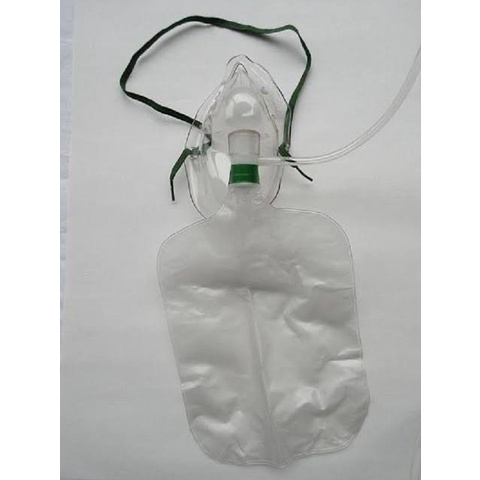 GEA Masker Oksigen Non Rebreathing Dewasa Anak - Oxygen Mask NRM