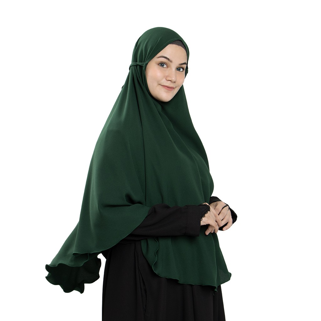 Bajuyuli Jilbab Bergo Maryam Jumbo Syari Polos-5